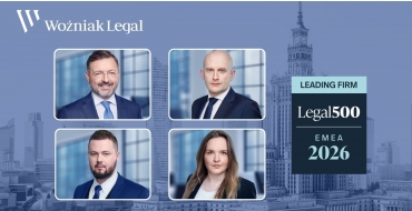 Legal 500 EMEA 2026: Woźniak Legal Awarded in Private Client Category - Woźniak Legal