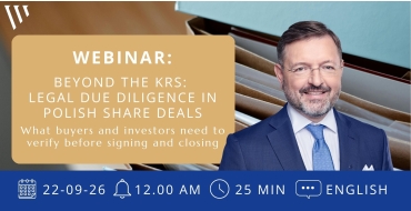 Beyond the KRS: Legal Due Diligence in Polish Share Deals - Woźniak Legal
